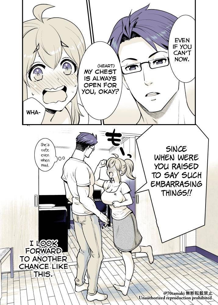 Osananajimi ga Hisabisa ni Saikai Shitara Otagai Kyonyuu ni Natteta chapter 20 page 4