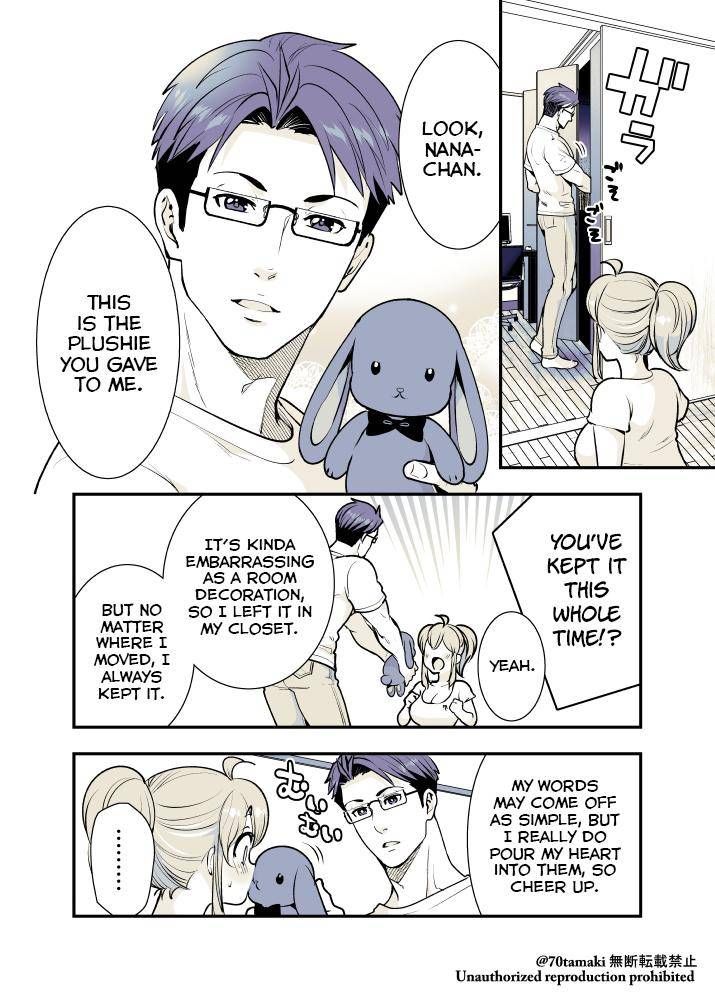 Osananajimi ga Hisabisa ni Saikai Shitara Otagai Kyonyuu ni Natteta chapter 21 page 1