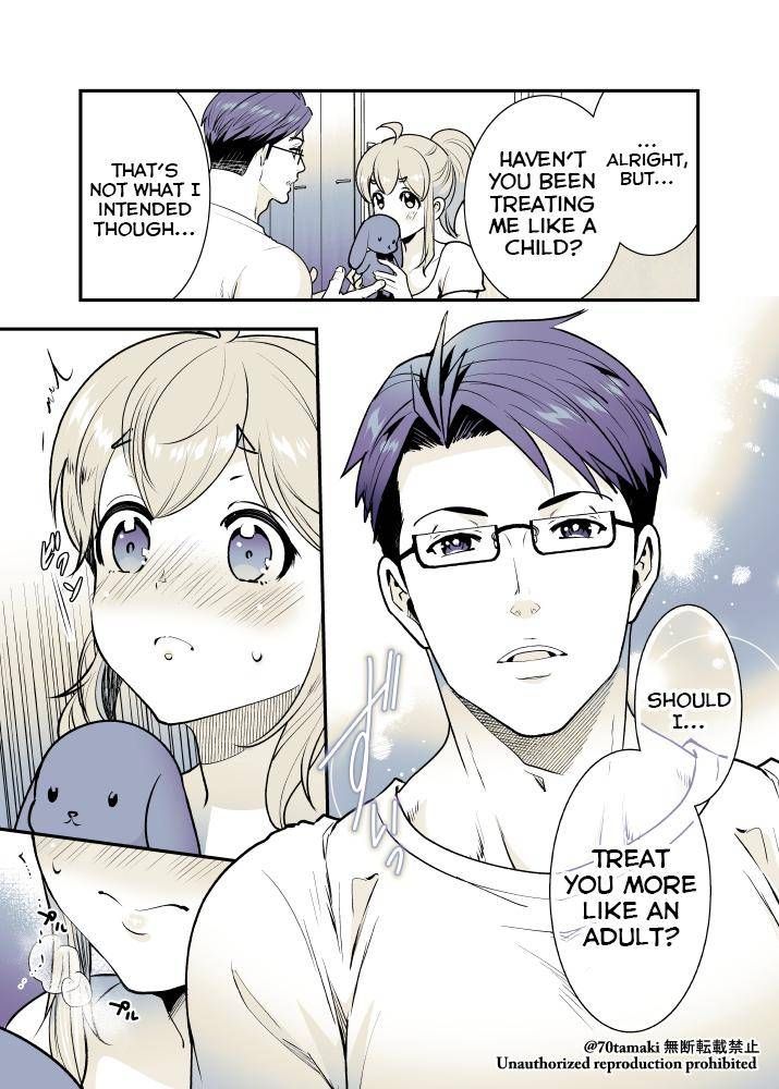 Osananajimi ga Hisabisa ni Saikai Shitara Otagai Kyonyuu ni Natteta chapter 21 page 2