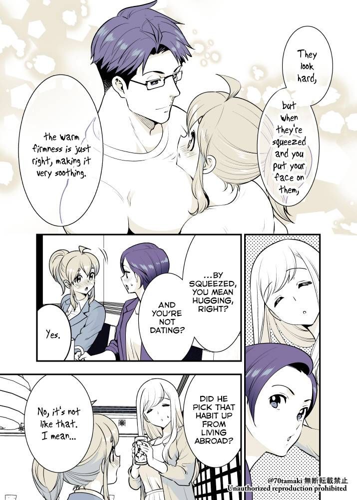 Osananajimi ga Hisabisa ni Saikai Shitara Otagai Kyonyuu ni Natteta chapter 24 page 2