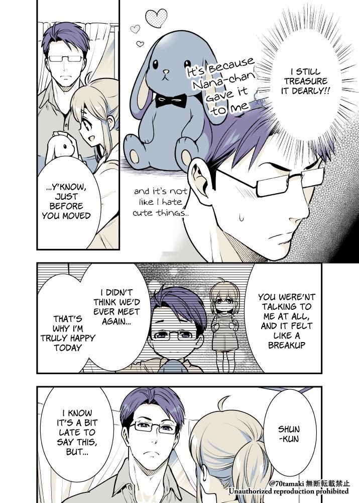 Osananajimi ga Hisabisa ni Saikai Shitara Otagai Kyonyuu ni Natteta chapter 3 page 2