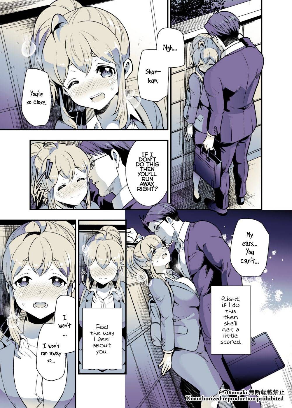 Osananajimi ga Hisabisa ni Saikai Shitara Otagai Kyonyuu ni Natteta chapter 30 page 1