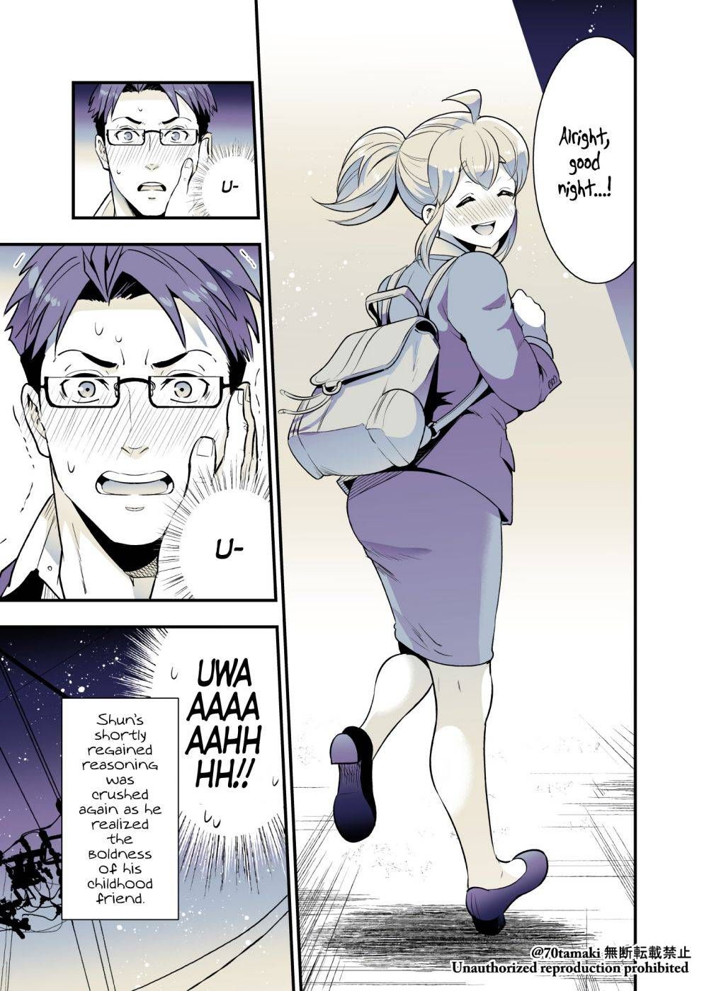 Osananajimi ga Hisabisa ni Saikai Shitara Otagai Kyonyuu ni Natteta chapter 30 page 5