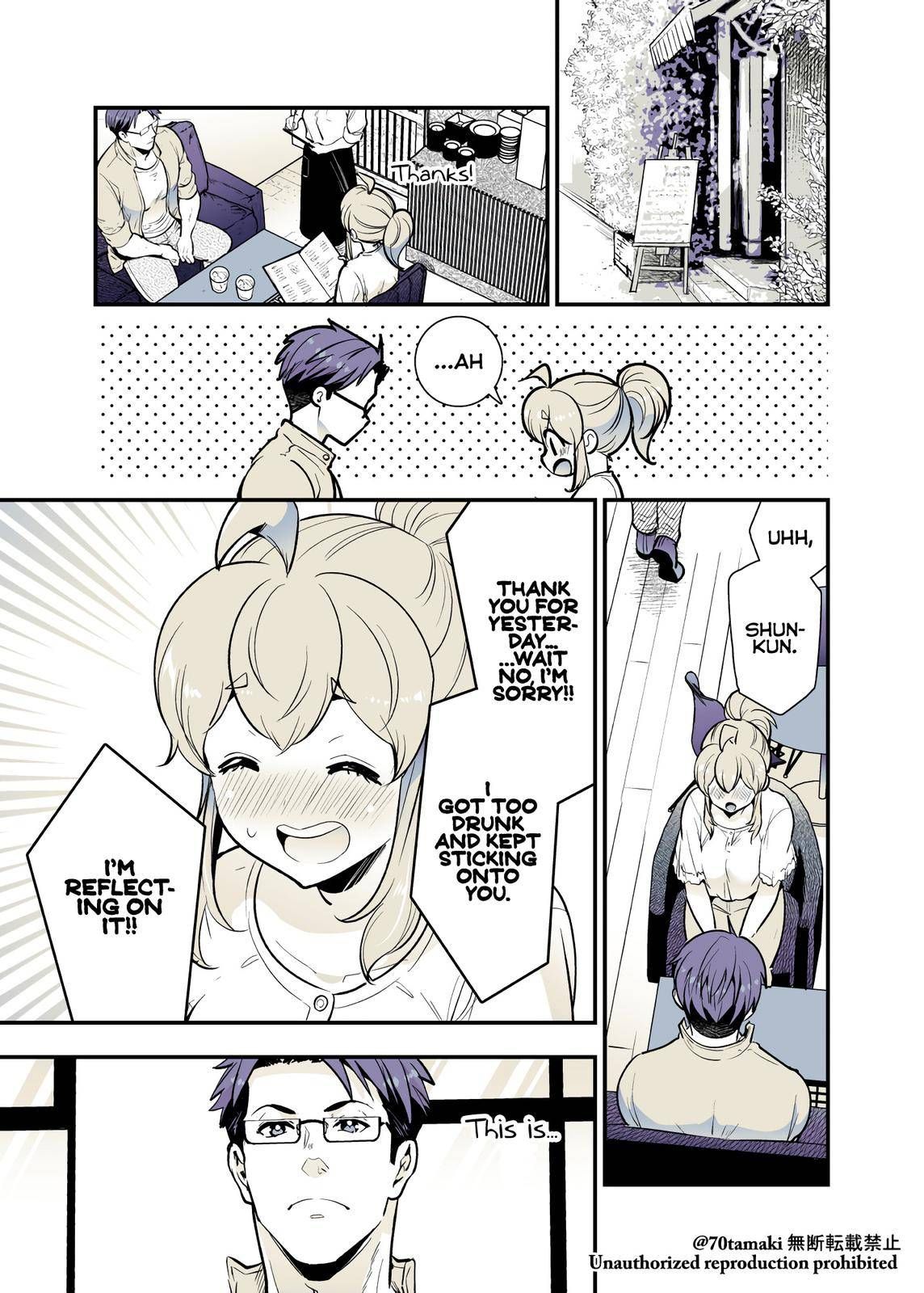 Osananajimi ga Hisabisa ni Saikai Shitara Otagai Kyonyuu ni Natteta chapter 32 page 2