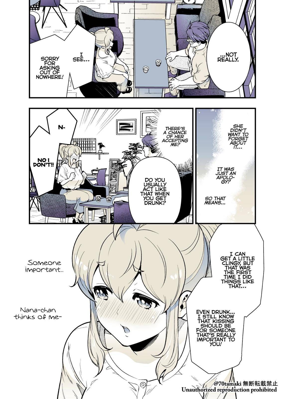 Osananajimi ga Hisabisa ni Saikai Shitara Otagai Kyonyuu ni Natteta chapter 32 page 4