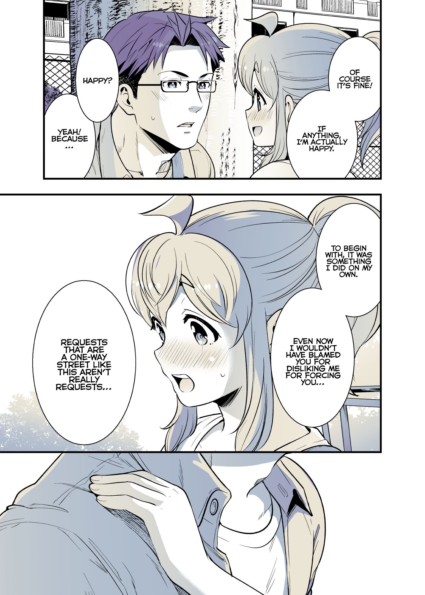 Osananajimi ga Hisabisa ni Saikai Shitara Otagai Kyonyuu ni Natteta chapter 35 page 4