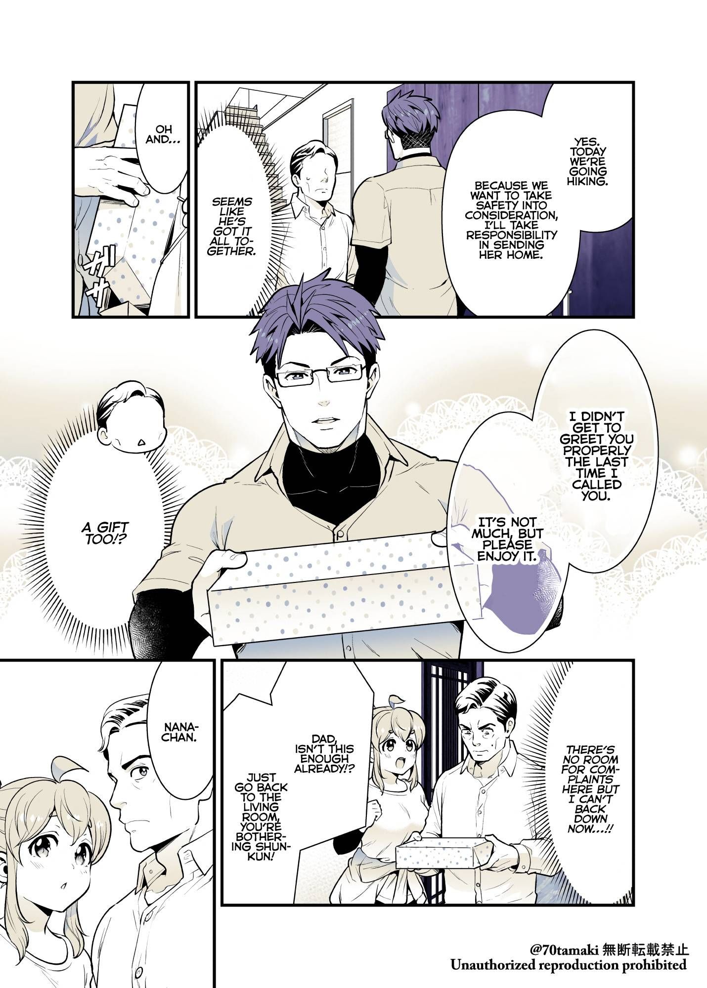 Osananajimi ga Hisabisa ni Saikai Shitara Otagai Kyonyuu ni Natteta chapter 37 page 4