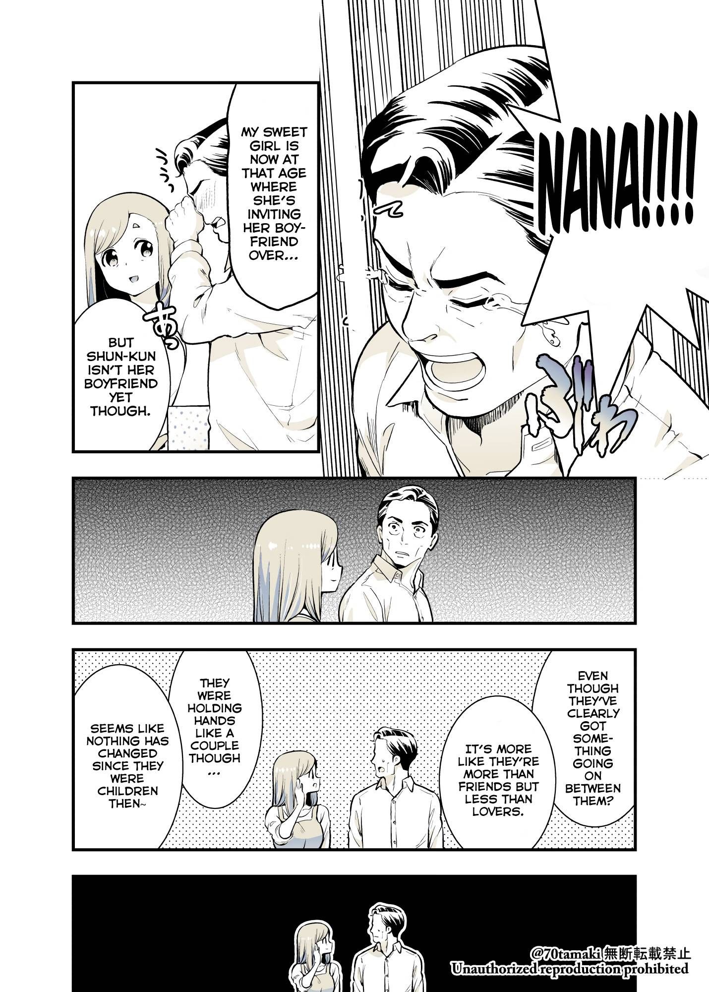 Osananajimi ga Hisabisa ni Saikai Shitara Otagai Kyonyuu ni Natteta chapter 38 page 3