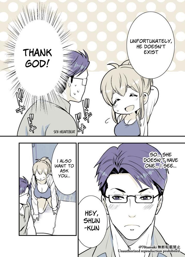 Osananajimi ga Hisabisa ni Saikai Shitara Otagai Kyonyuu ni Natteta chapter 4 page 5