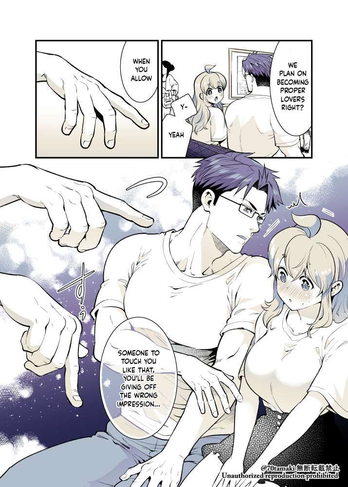 Osananajimi ga Hisabisa ni Saikai Shitara Otagai Kyonyuu ni Natteta chapter 47 page 3