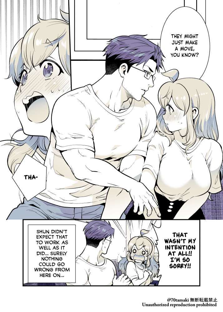 Osananajimi ga Hisabisa ni Saikai Shitara Otagai Kyonyuu ni Natteta chapter 47 page 4