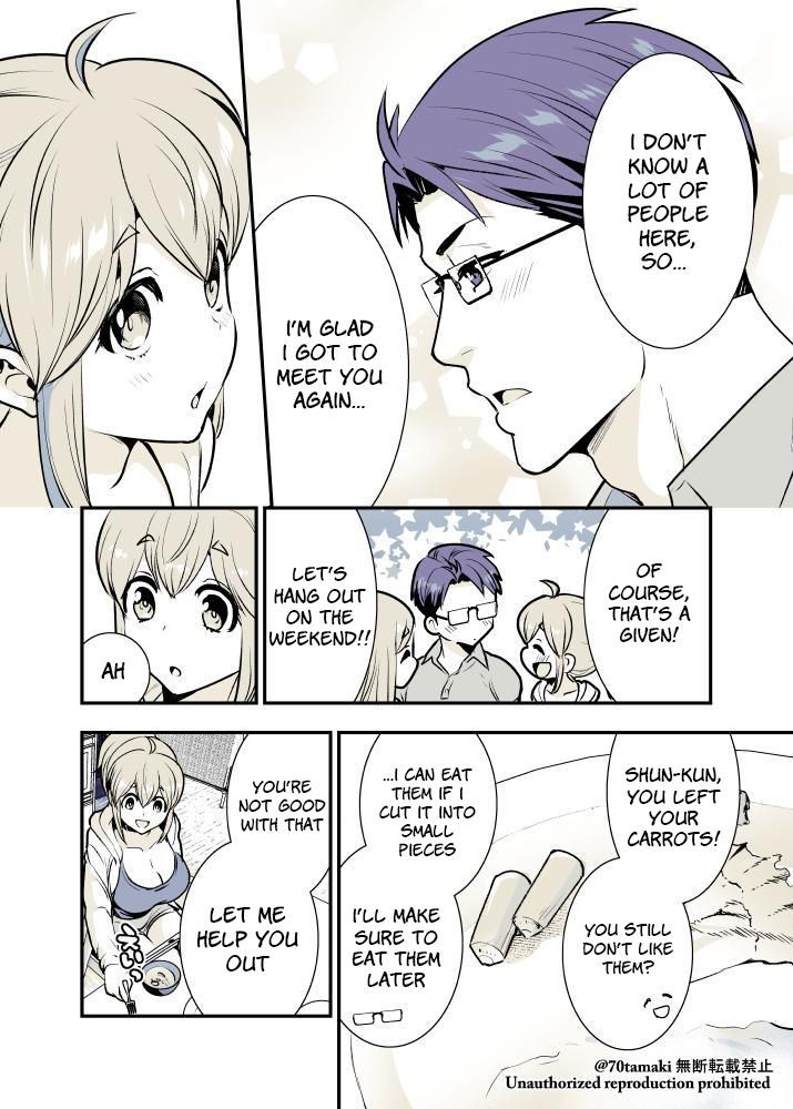 Osananajimi ga Hisabisa ni Saikai Shitara Otagai Kyonyuu ni Natteta chapter 7 page 2