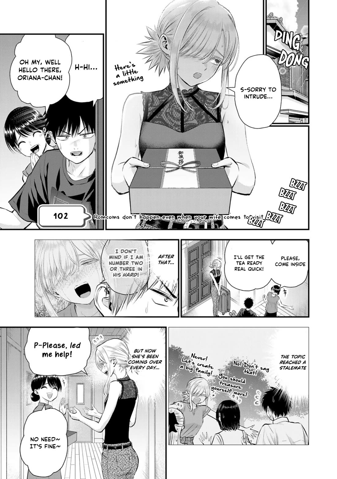 Osananajimi to wa Romcom ni Naranai chapter 102 page 1