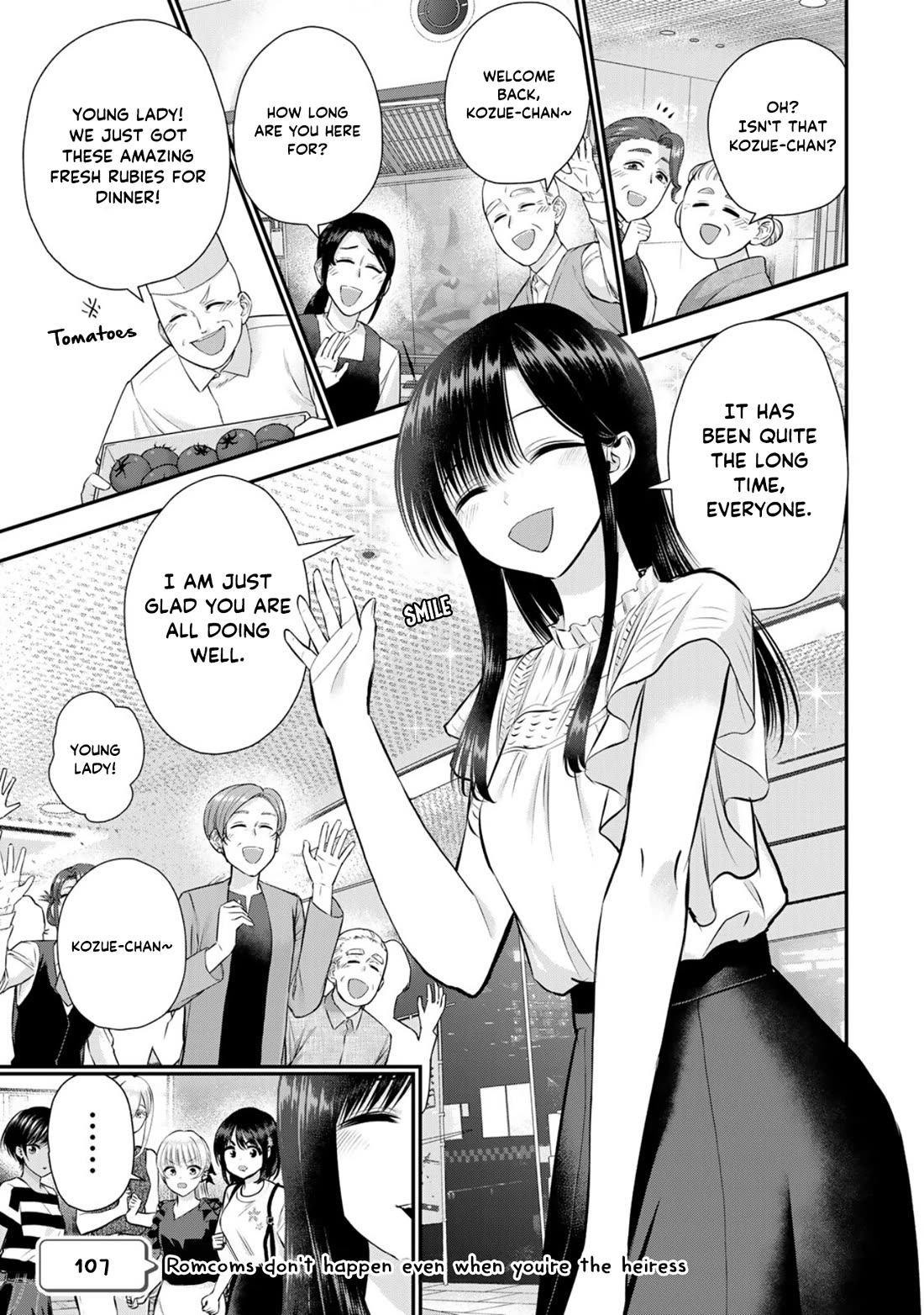 Osananajimi to wa Romcom ni Naranai chapter 107 page 1