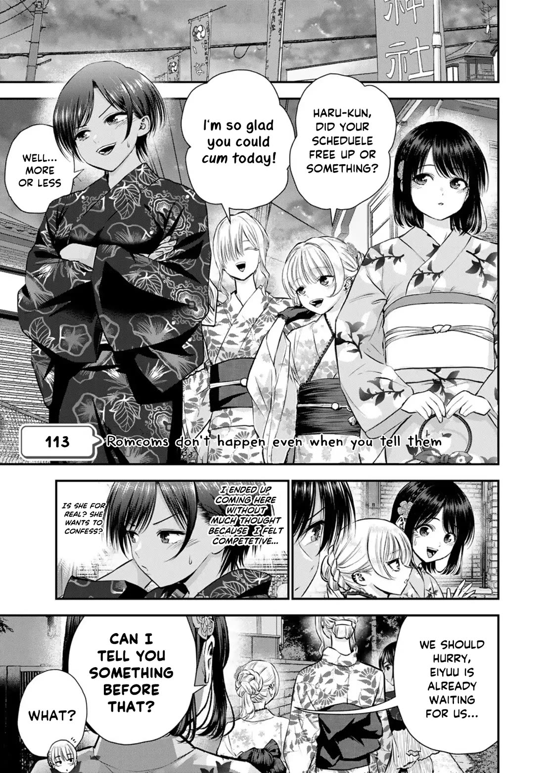 Osananajimi to wa Romcom ni Naranai chapter 113 page 1