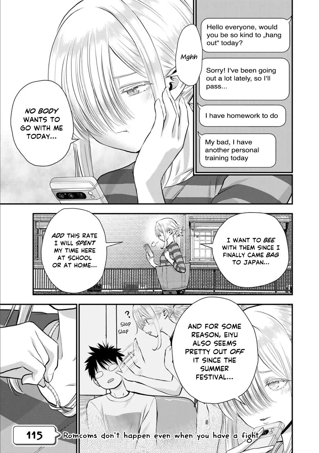 Osananajimi to wa Romcom ni Naranai chapter 115 page 1