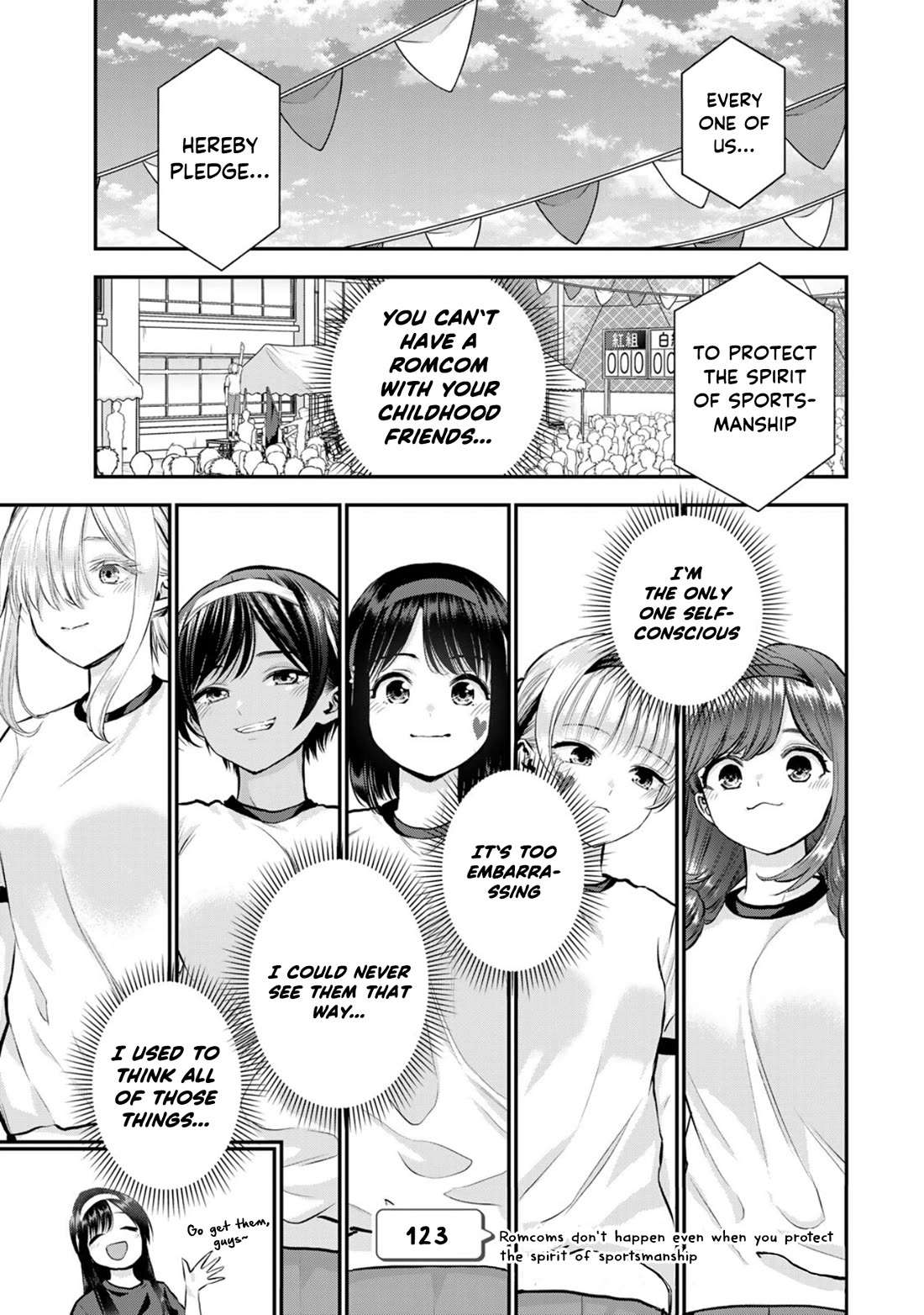 Osananajimi to wa Romcom ni Naranai chapter 123 page 1