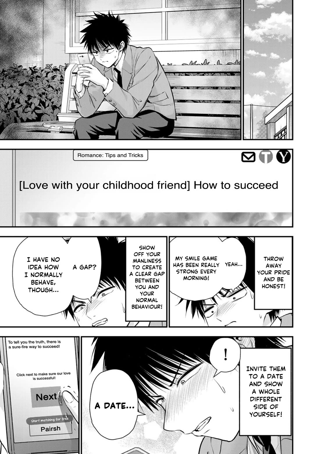 Osananajimi to wa Romcom ni Naranai chapter 130 page 3