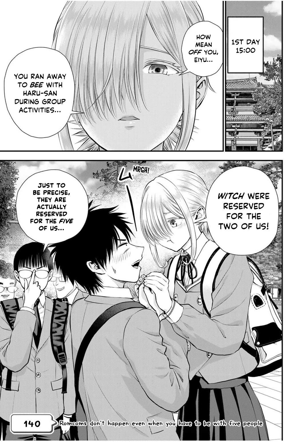Osananajimi to wa Romcom ni Naranai chapter 140 page 1