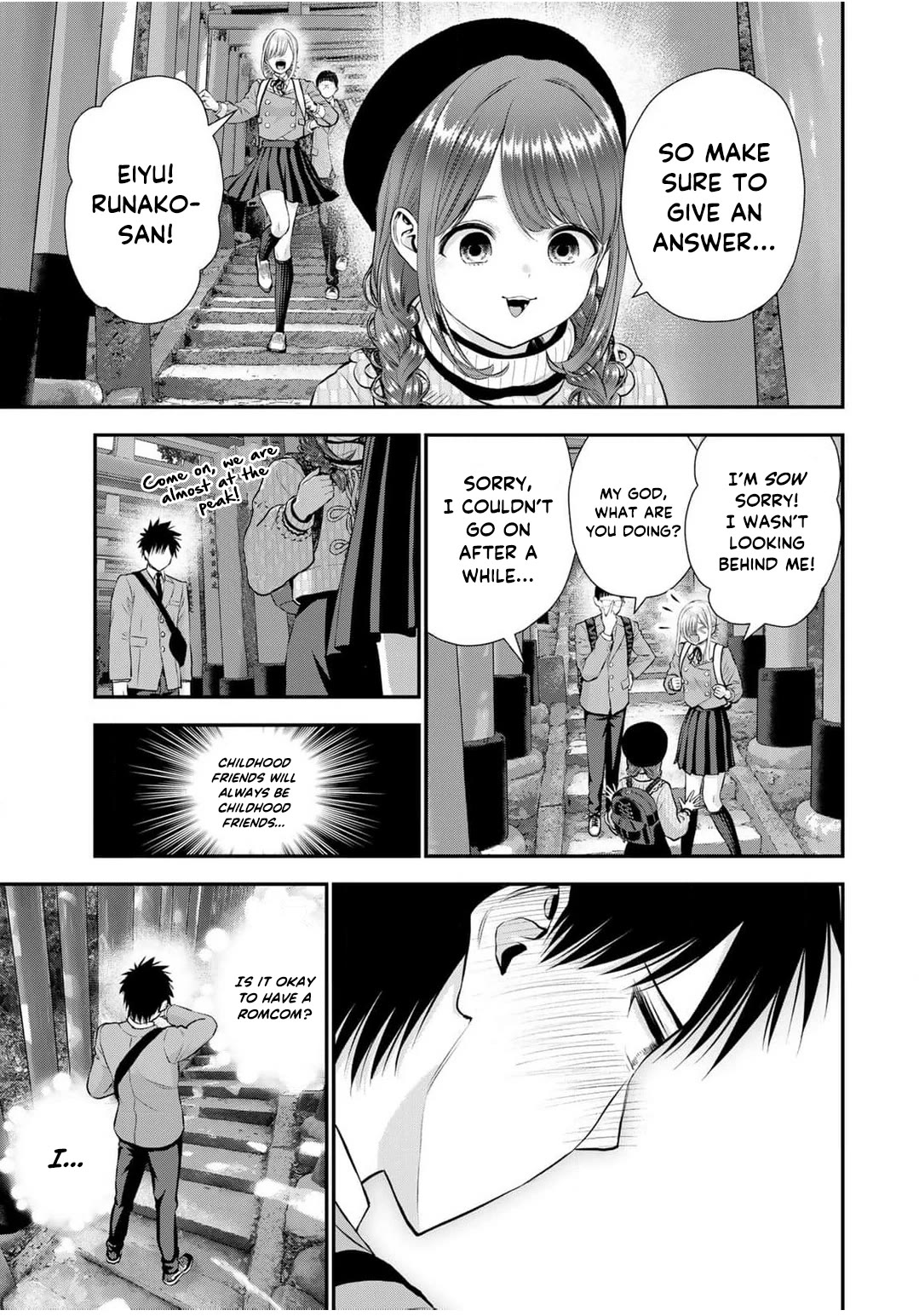 Osananajimi to wa Romcom ni Naranai chapter 142 page 17