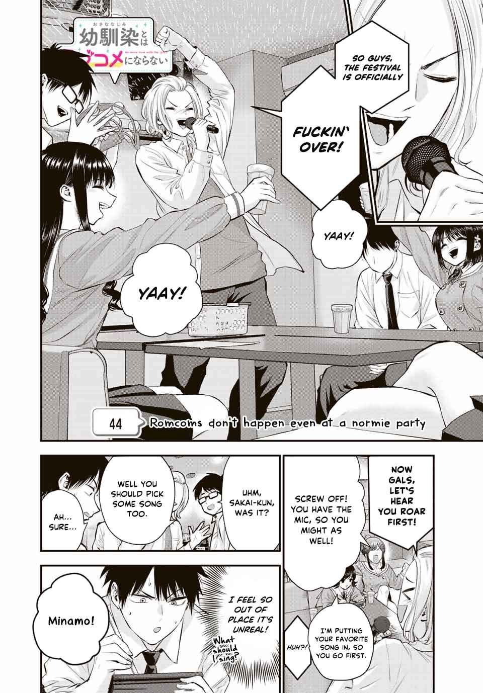 Osananajimi to wa Romcom ni Naranai chapter 44 page 1