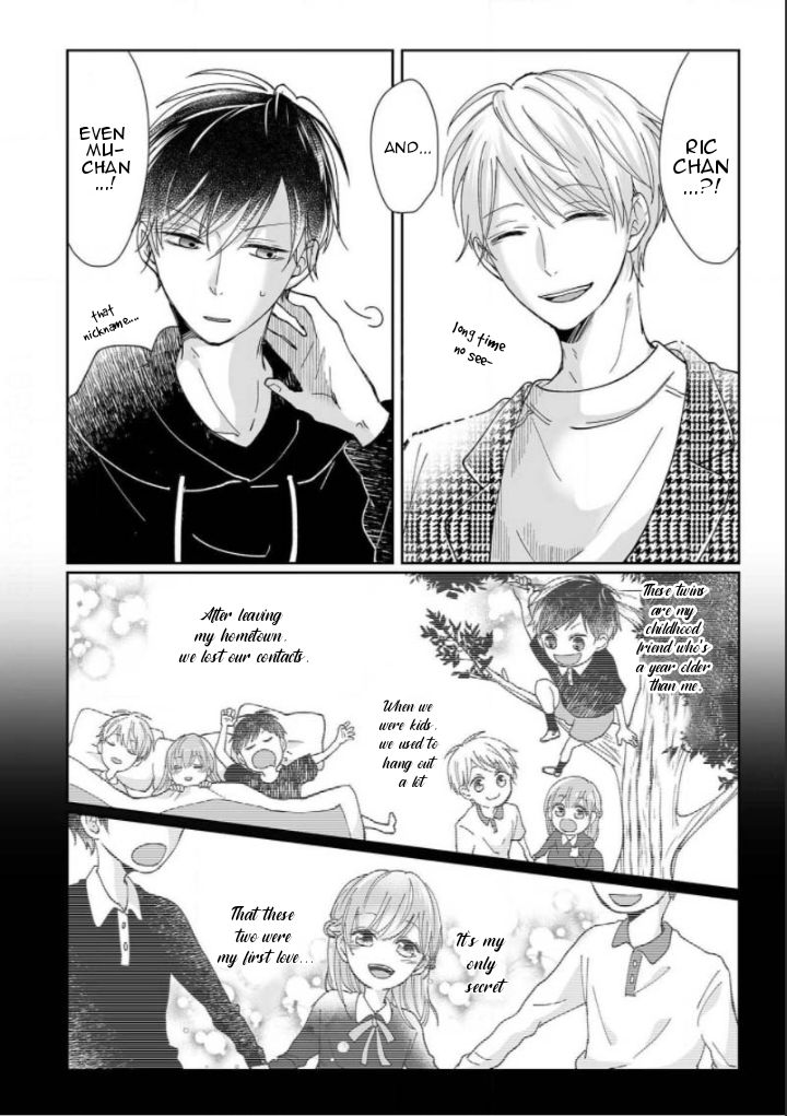 Osananajimi wa Ichi Tamagosei no Shishi Supadari Futago to Torotoro 3 nin Seikatsu chapter 1 page 5