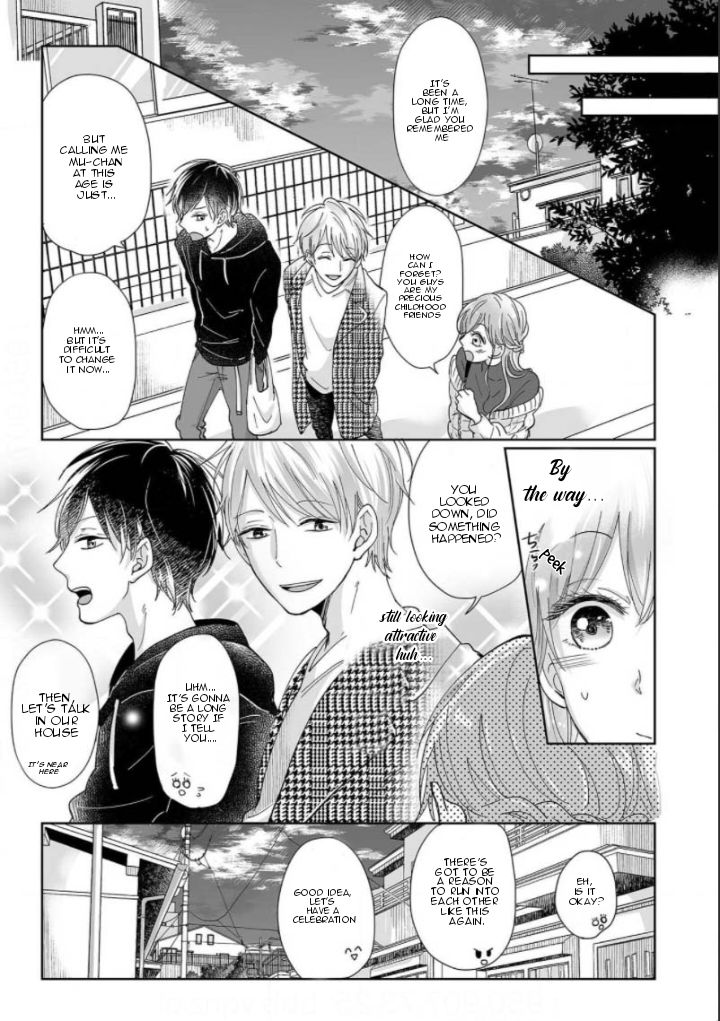 Osananajimi wa Ichi Tamagosei no Shishi Supadari Futago to Torotoro 3 nin Seikatsu chapter 1 page 6