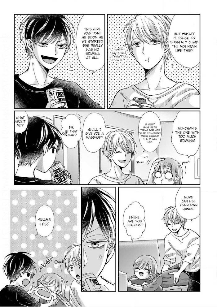 Osananajimi wa Ichi Tamagosei no Shishi Supadari Futago to Torotoro 3 nin Seikatsu chapter 12 page 22