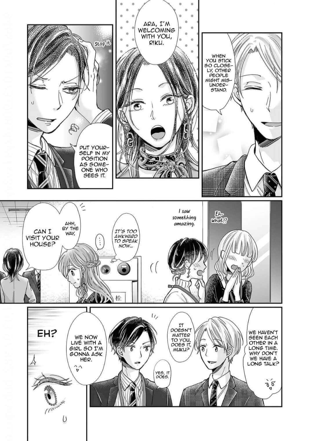 Osananajimi wa Ichi Tamagosei no Shishi Supadari Futago to Torotoro 3 nin Seikatsu chapter 17 page 14