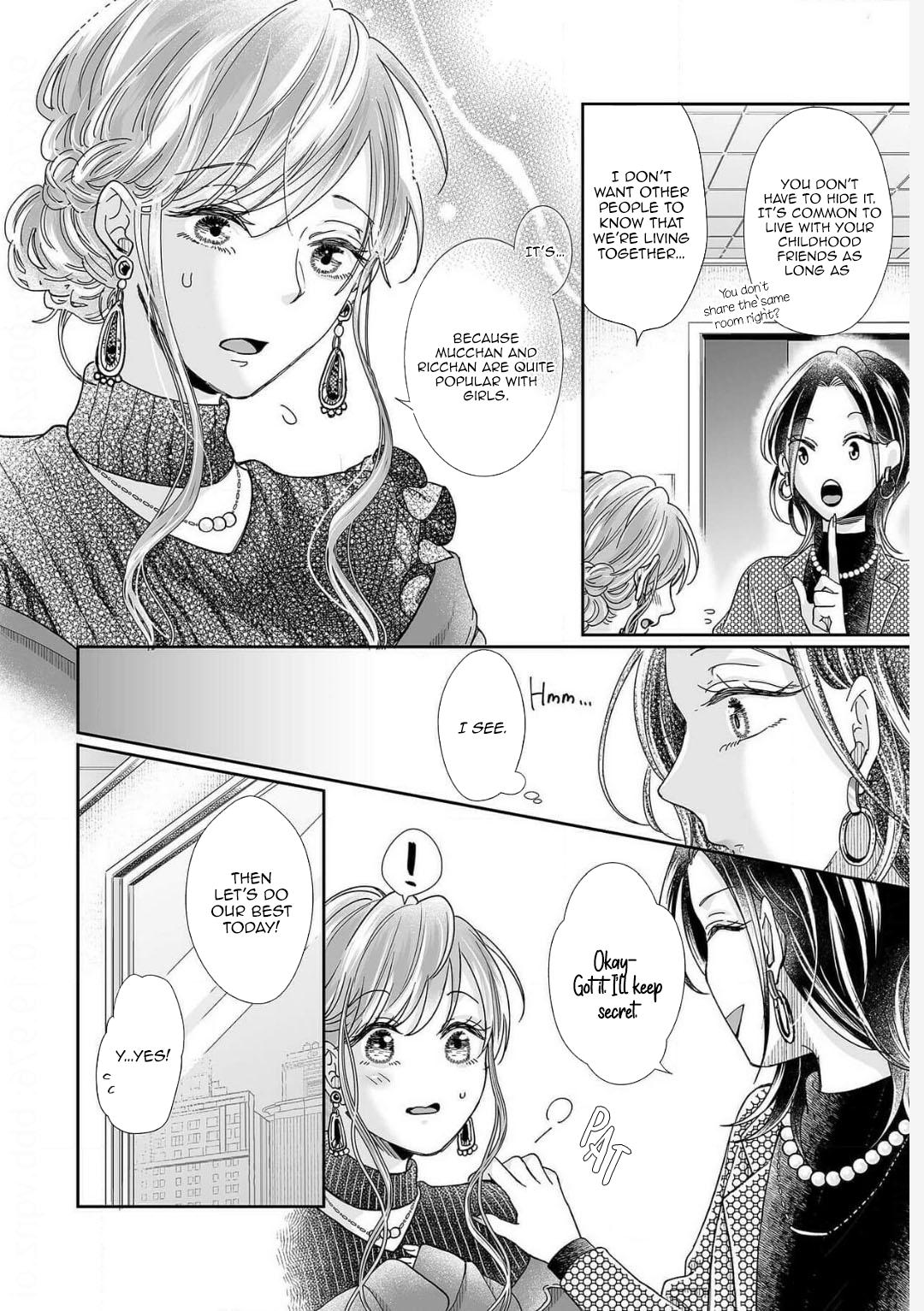 Osananajimi wa Ichi Tamagosei no Shishi Supadari Futago to Torotoro 3 nin Seikatsu chapter 18 page 19