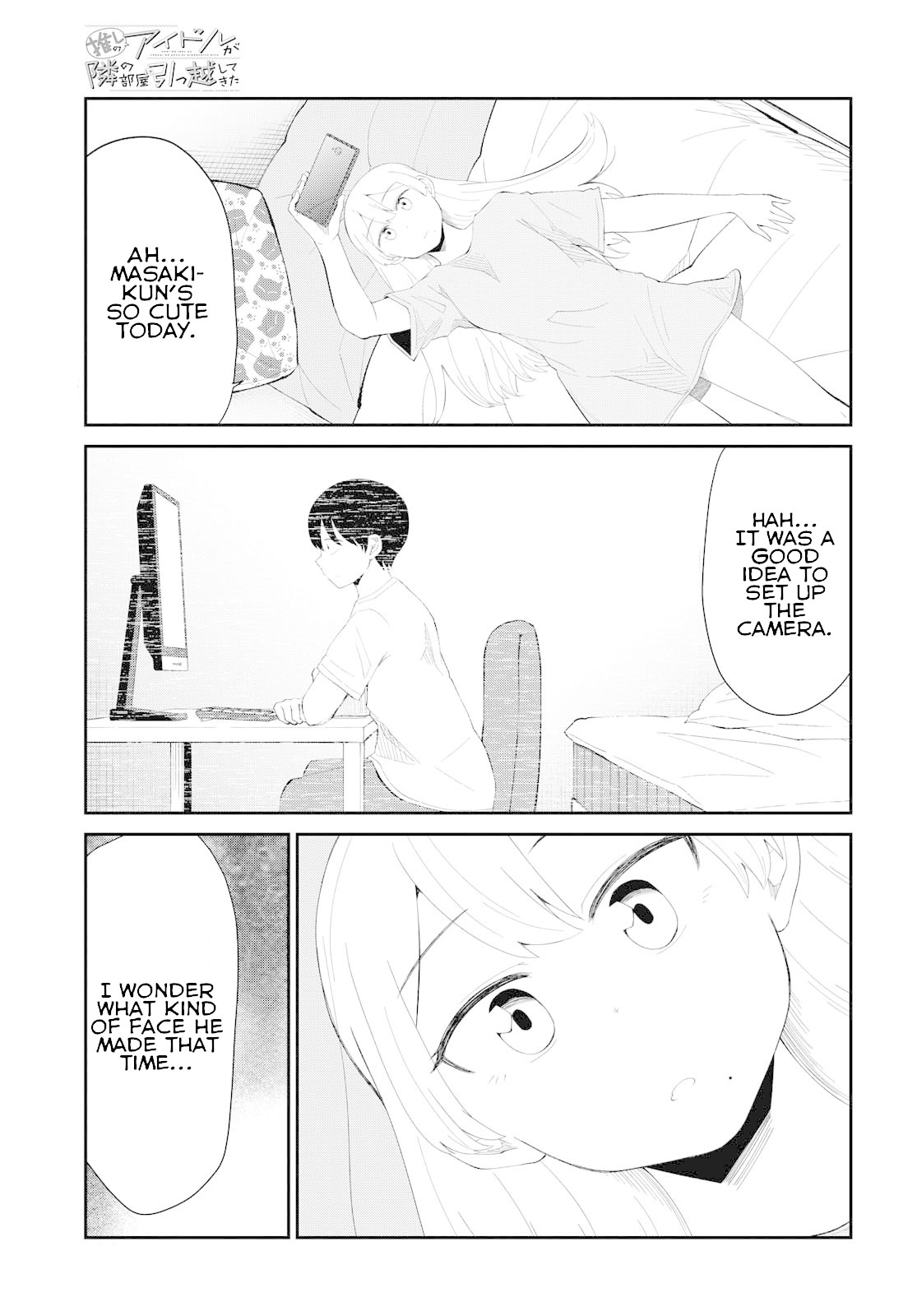 Oshi no Idol ga Tonari no Heya ni Hikkoshite Kita chapter 6 page 1