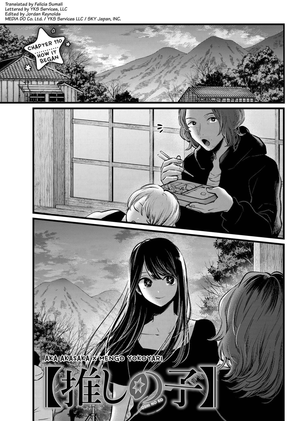 Oshi no Ko chapter 110 page 1