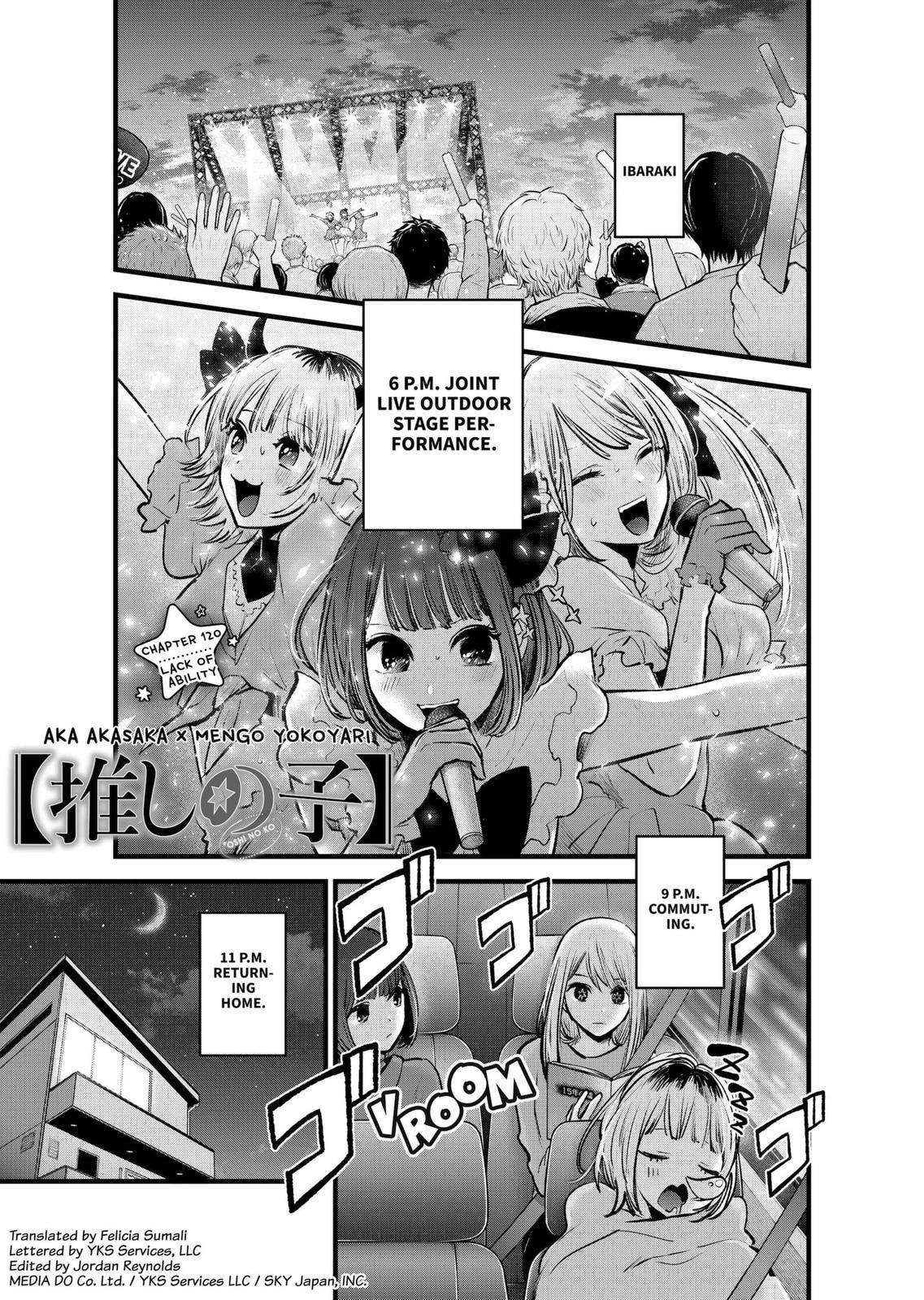 Oshi no Ko chapter 120 page 1