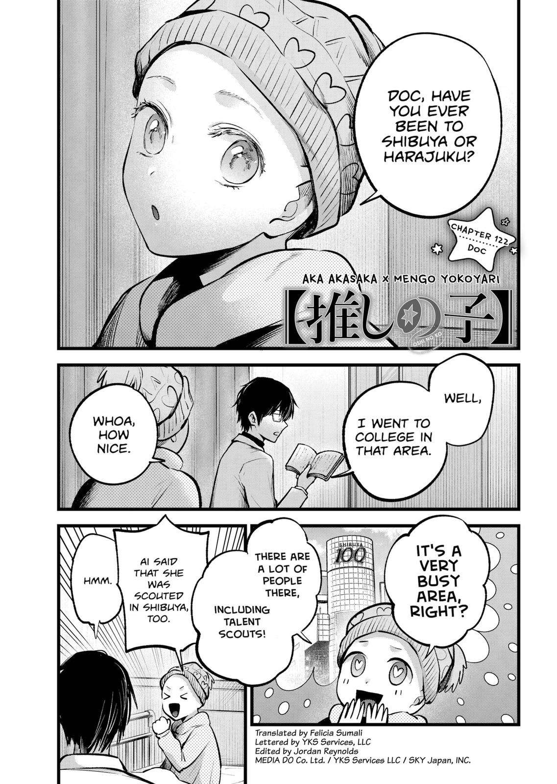 Oshi no Ko chapter 122 page 1