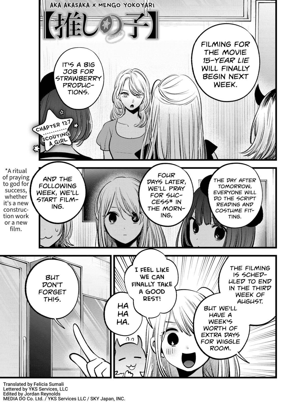 Oshi no Ko chapter 127 page 1