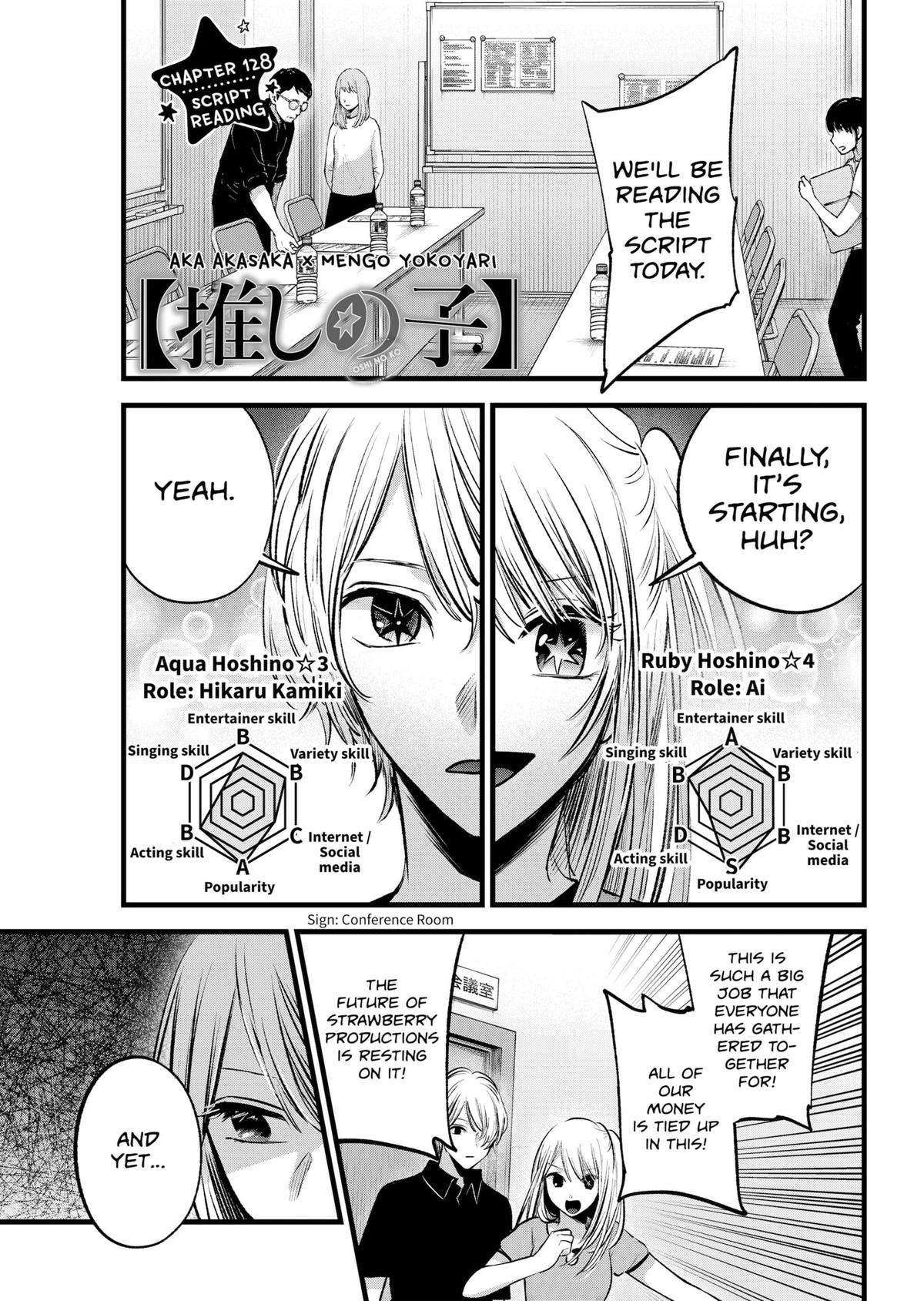 Oshi no Ko chapter 128 page 1