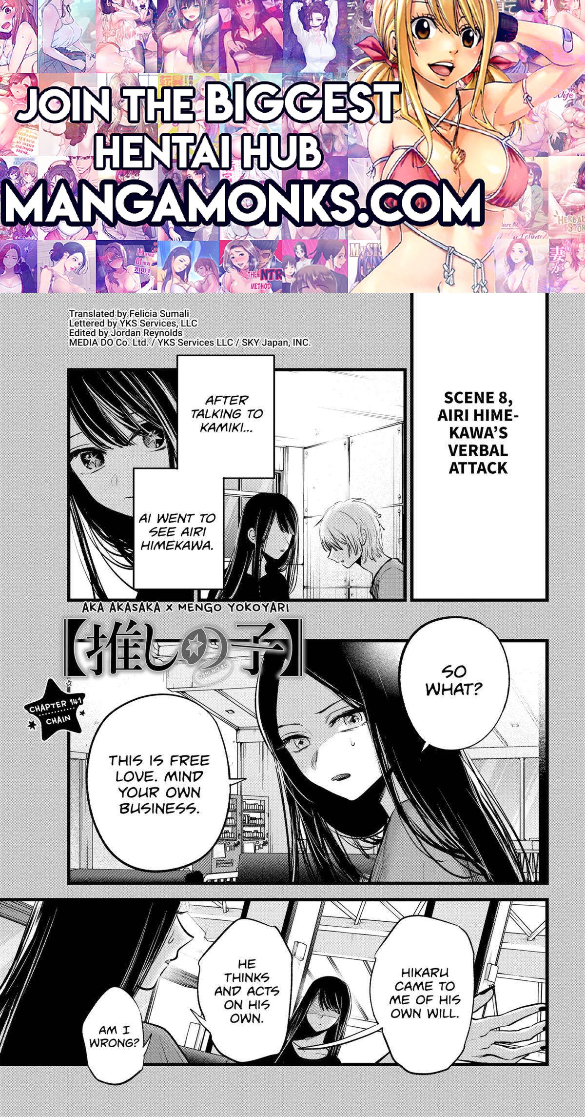 Oshi no Ko chapter 141 page 1