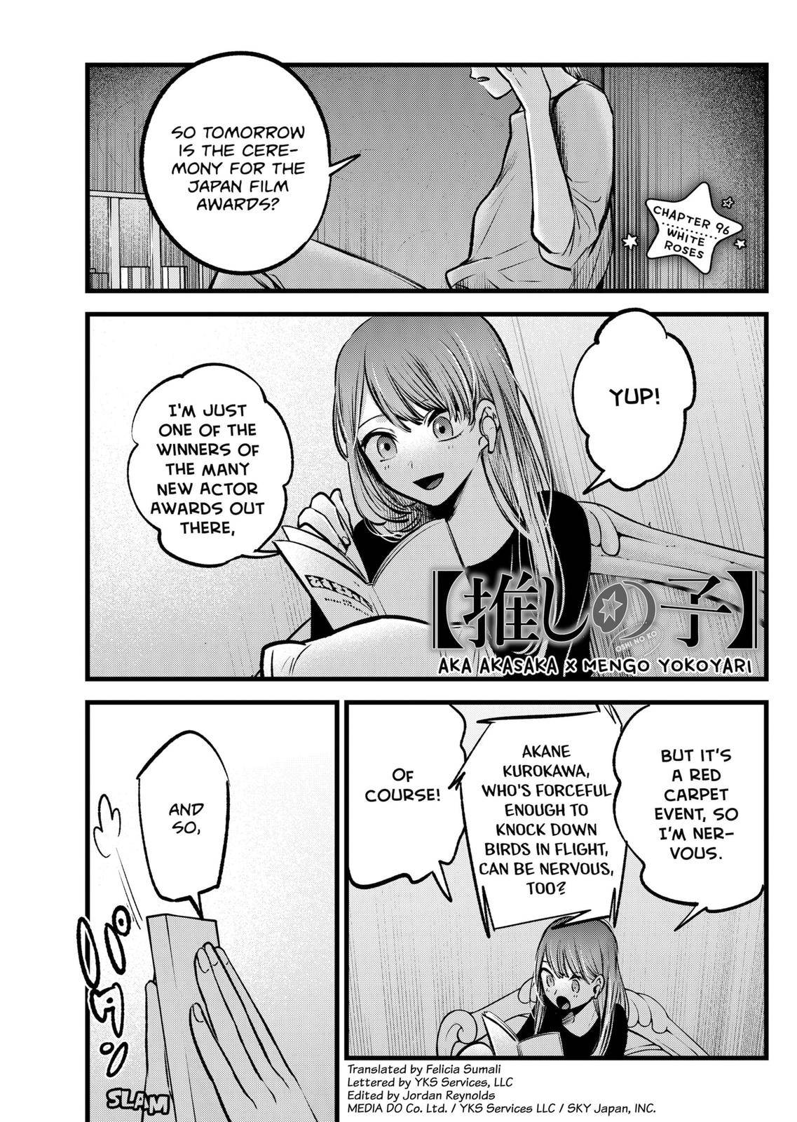 Oshi no Ko chapter 96 page 1