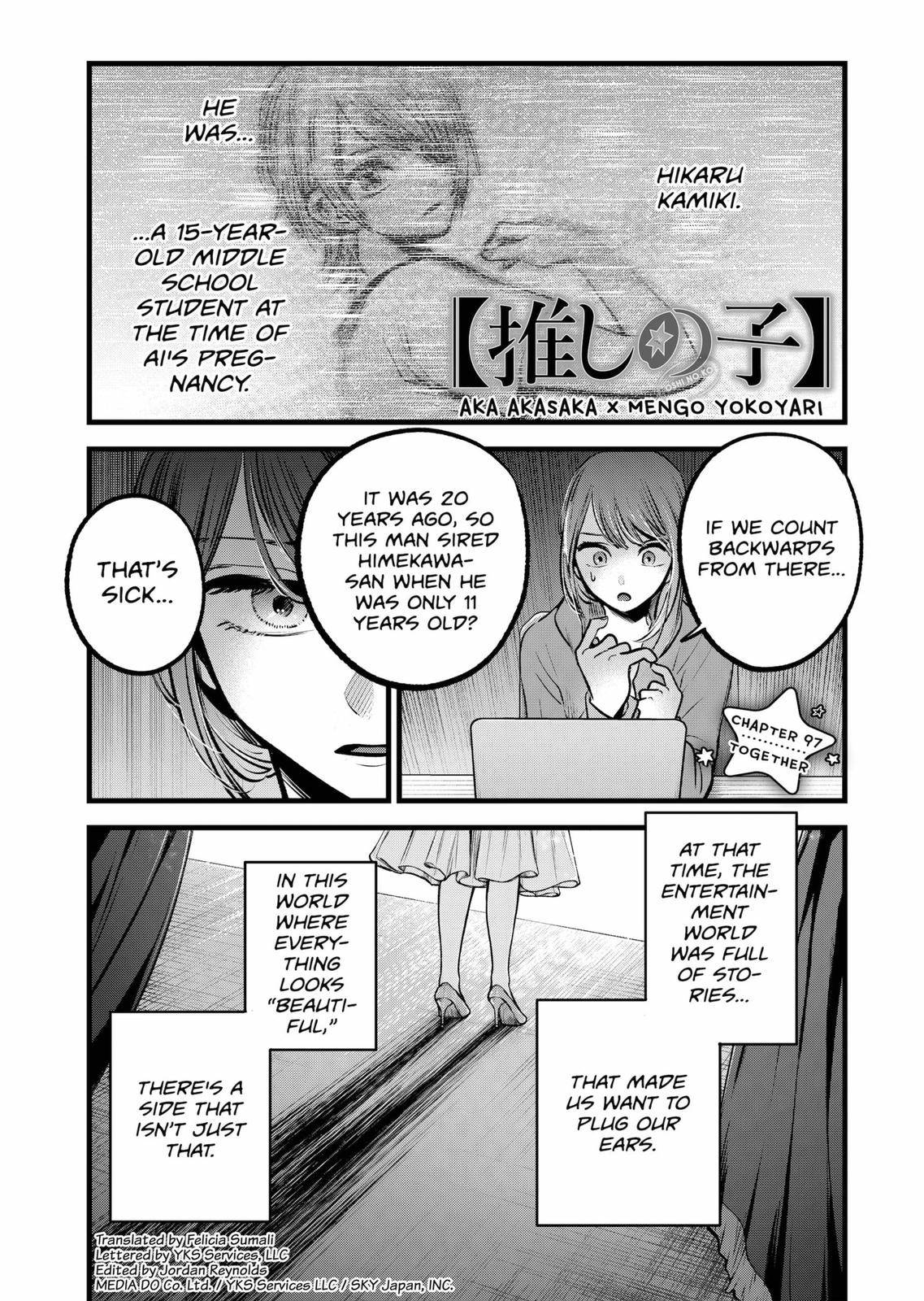 Oshi no Ko chapter 97 page 1