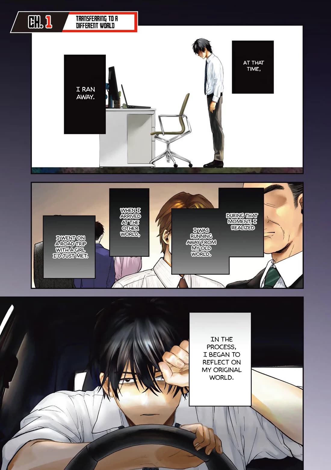 Otherworldly Overnight in the Car: Outrunner PHEV chapter 1 page 2