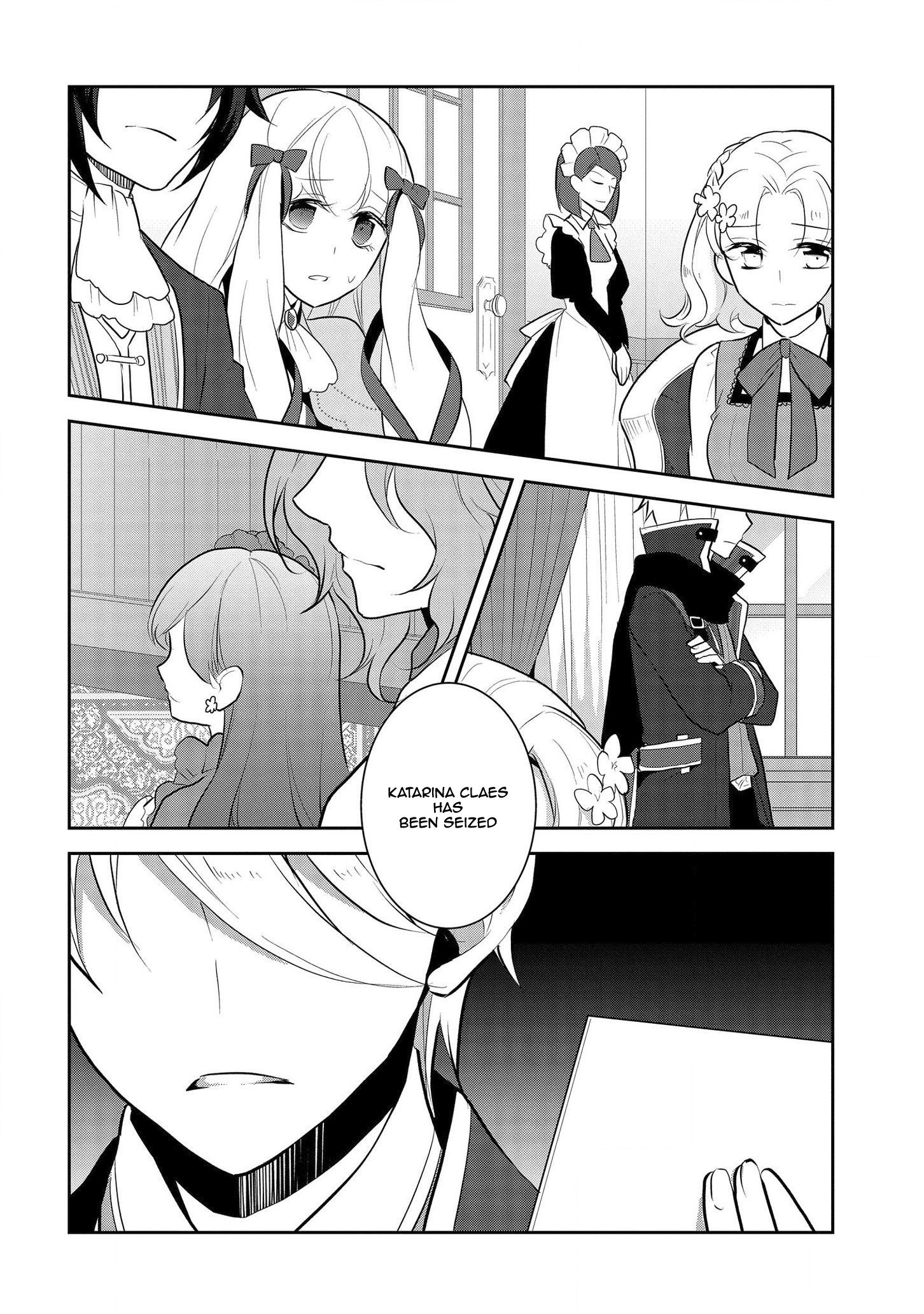 Otome Game no Hametsu Flag shika nai Akuyaku Reijou ni Tensei shite shimatta... chapter 29 page 2