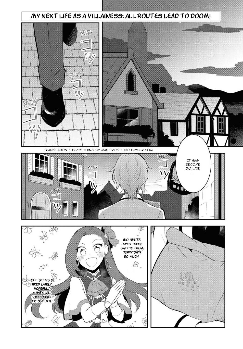 Otome Game no Hametsu Flag shika nai Akuyaku Reijou ni Tensei shite shimatta... chapter 35 page 1