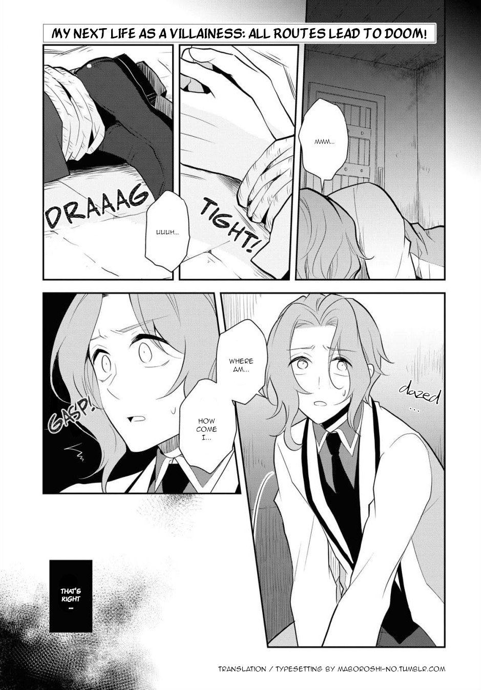 Otome Game no Hametsu Flag shika nai Akuyaku Reijou ni Tensei shite shimatta... chapter 37 page 1
