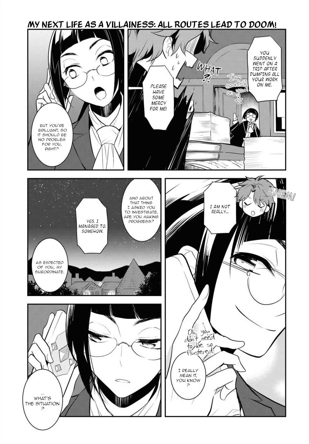Otome Game no Hametsu Flag shika nai Akuyaku Reijou ni Tensei shite shimatta... chapter 38 page 3