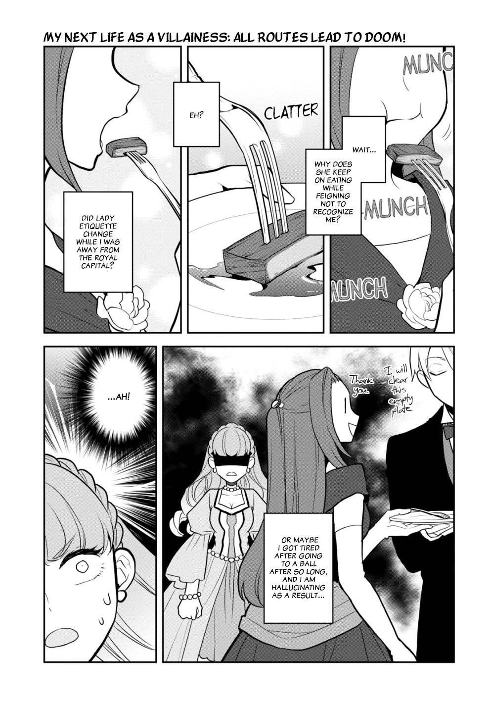 Otome Game no Hametsu Flag shika nai Akuyaku Reijou ni Tensei shite shimatta... chapter 47 page 3