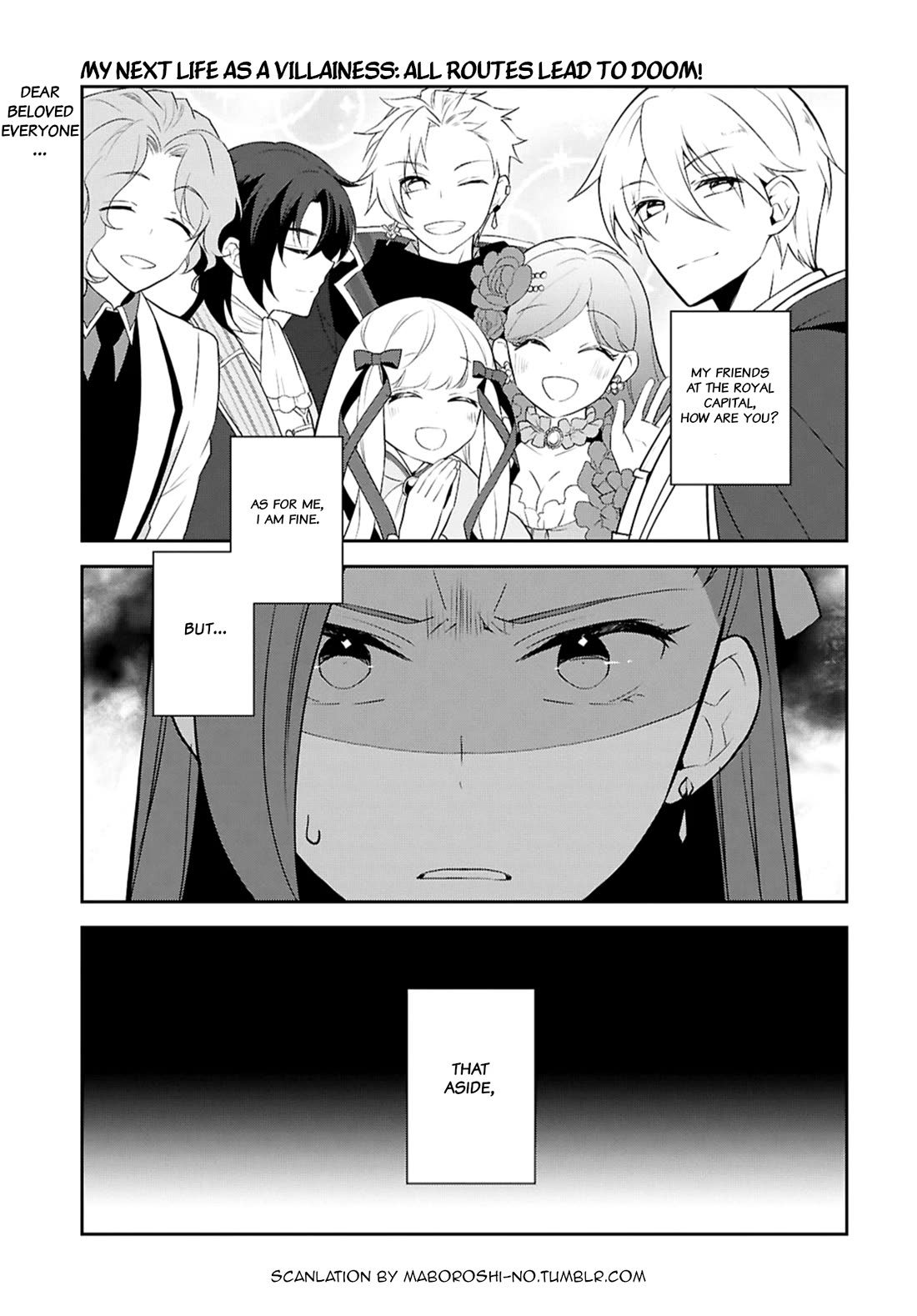Otome Game no Hametsu Flag shika nai Akuyaku Reijou ni Tensei shite shimatta... chapter 69 page 1