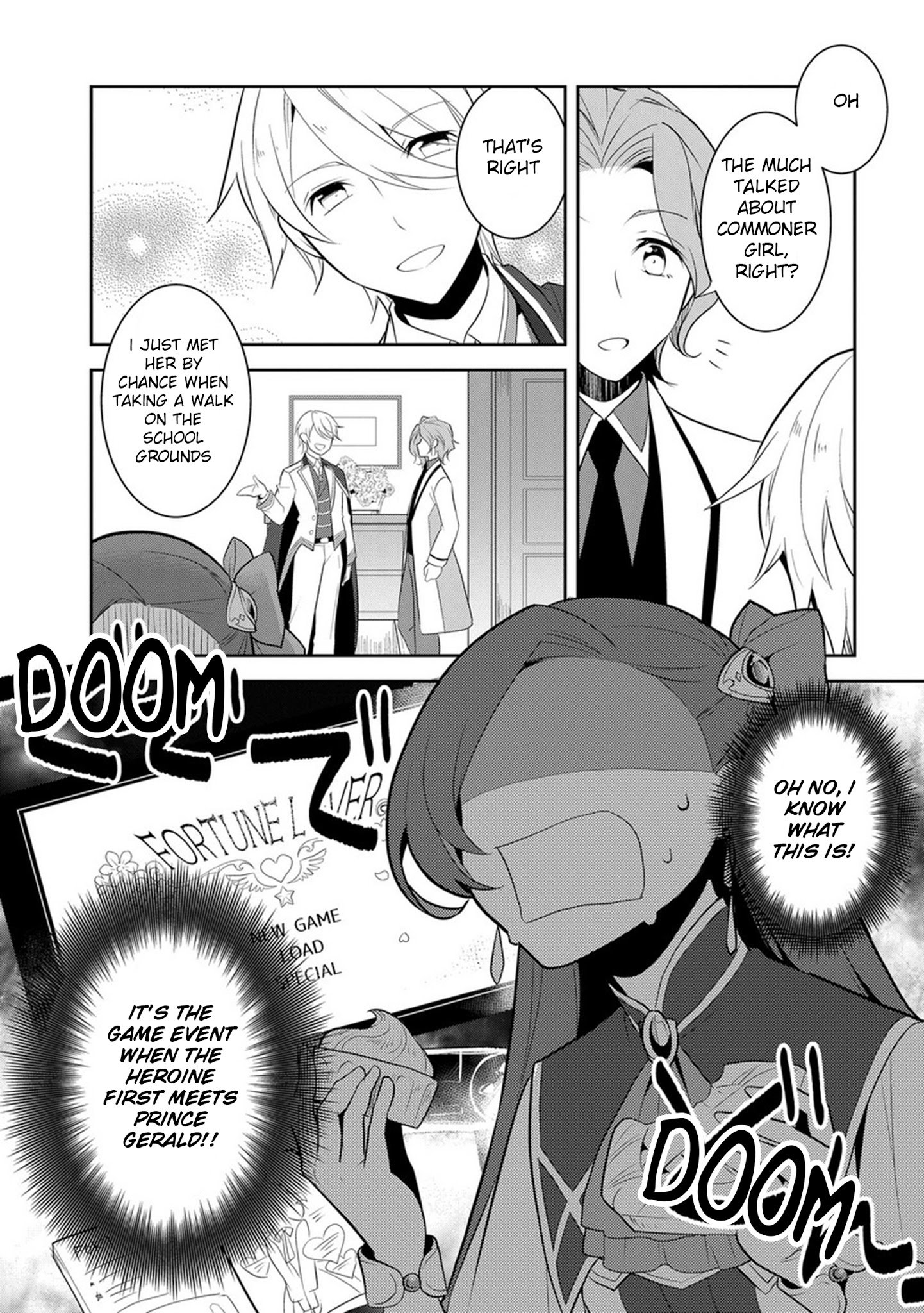 Otome Game no Hametsu Flag shika nai Akuyaku Reijou ni Tensei shite shimatta... chapter 8 page 8