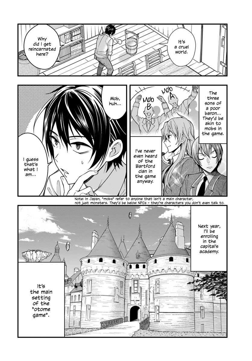Otome Game Sekai wa Mob ni Kibishii Sekai Desu chapter 1 page 39