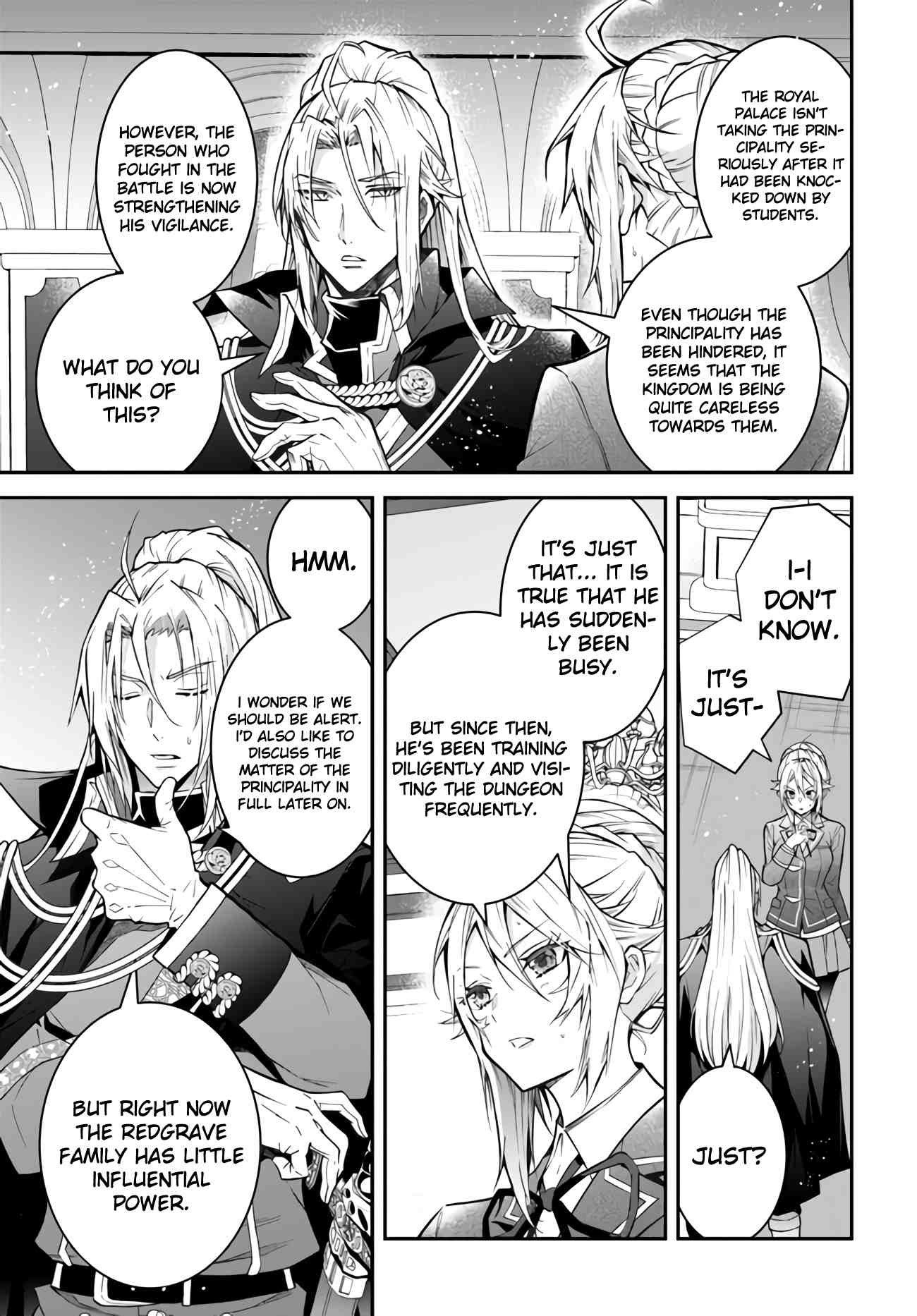 Otome Game Sekai wa Mob ni Kibishii Sekai Desu chapter 37 page 3