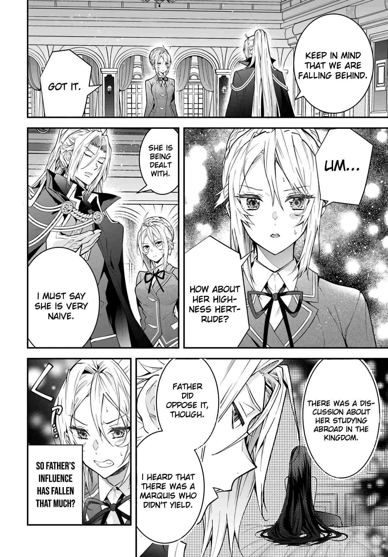 Otome Game Sekai wa Mob ni Kibishii Sekai Desu chapter 37 page 4